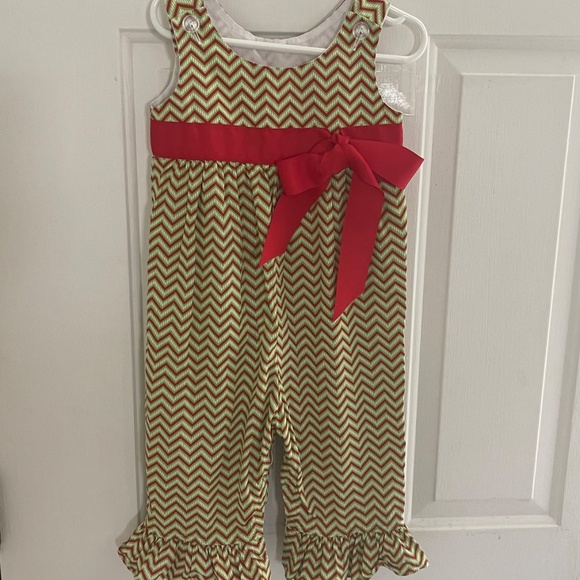 Anvy Kids holiday Jumpsuit Long Romper 3T  girls - Picture 8 of 11
